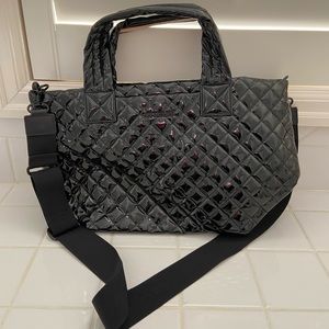 MZ Wallace Small Metro Tote Deluxe Black Patent